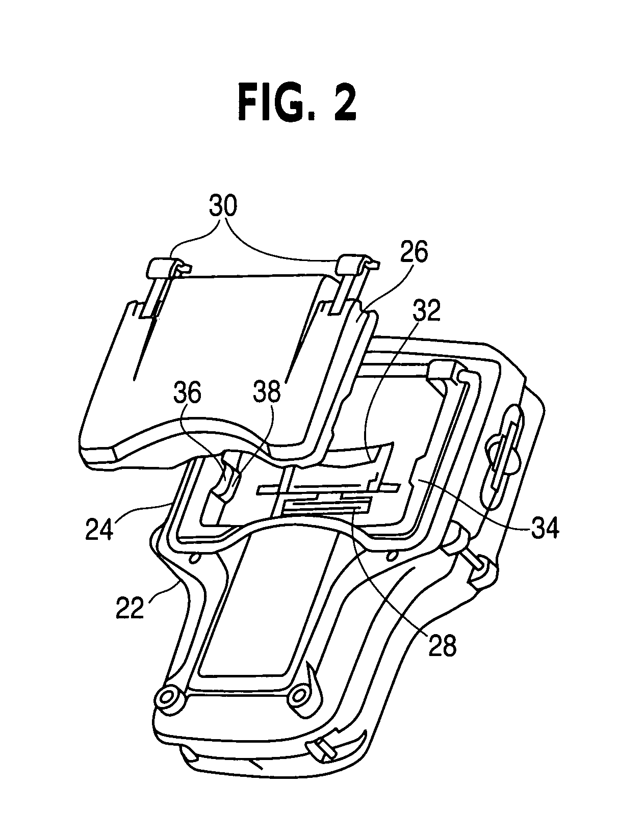 DMM module for portable electronic device