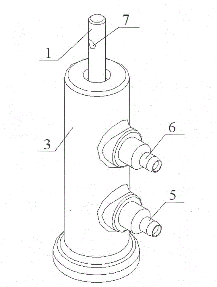 On-off valve used for time pressure method split charging and cip-sip