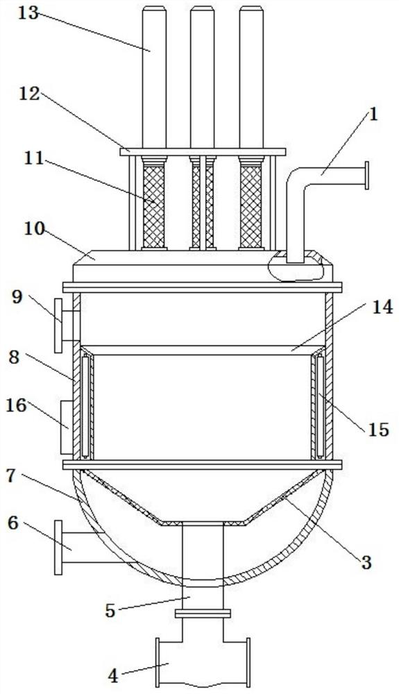 Petroleum catalytic cracking reaction kettle