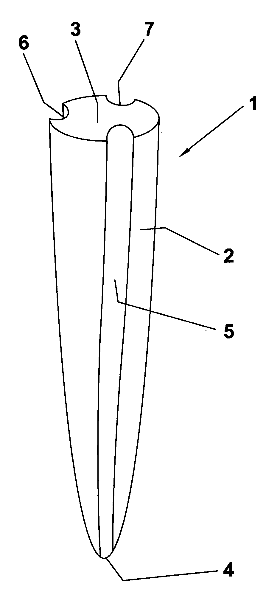 Dental post and method for its fabrication