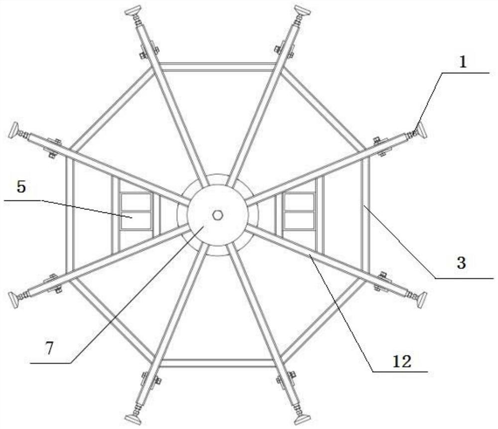 Wind power blade root shrinkage prevention device and using method