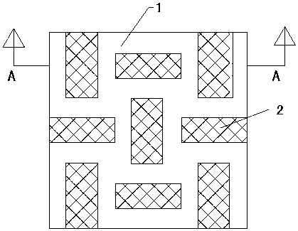 Novel concave-convex three-dimensional fabric and weaving method thereof