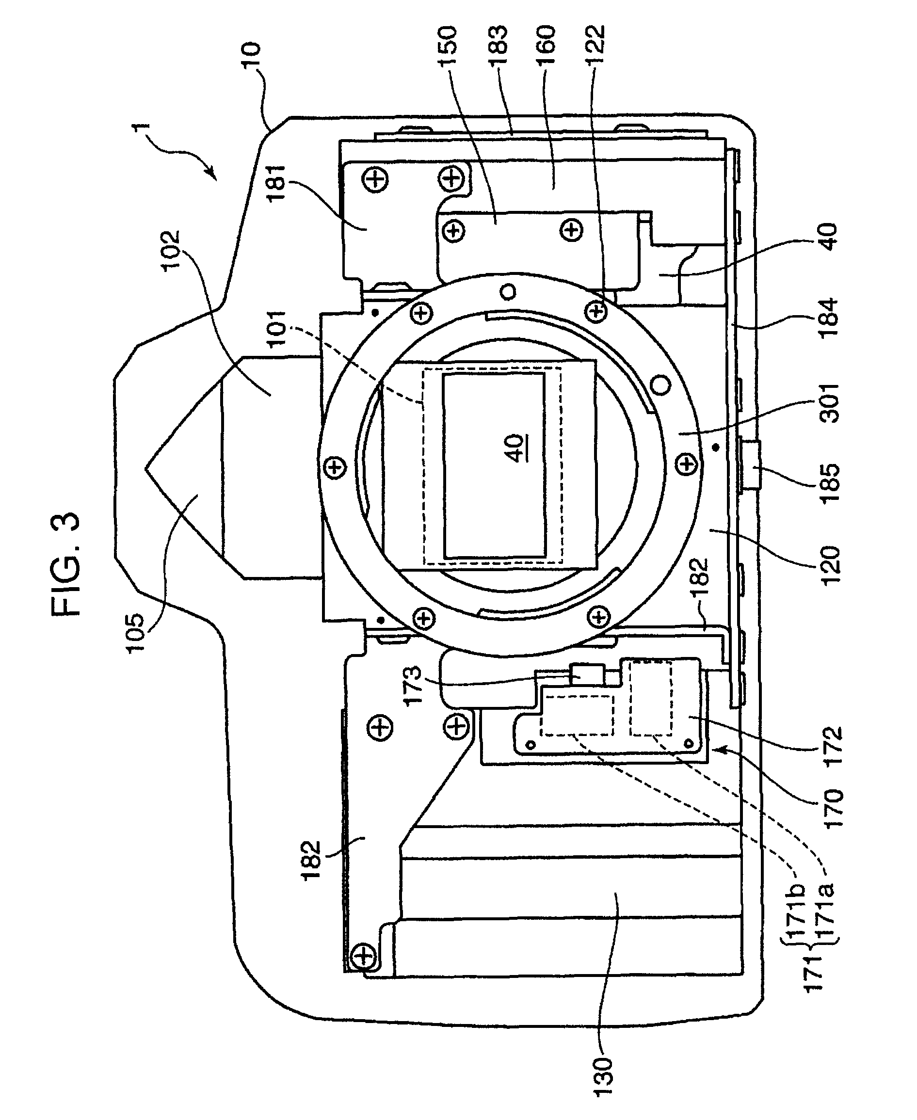 Imaging apparatus with shake correction