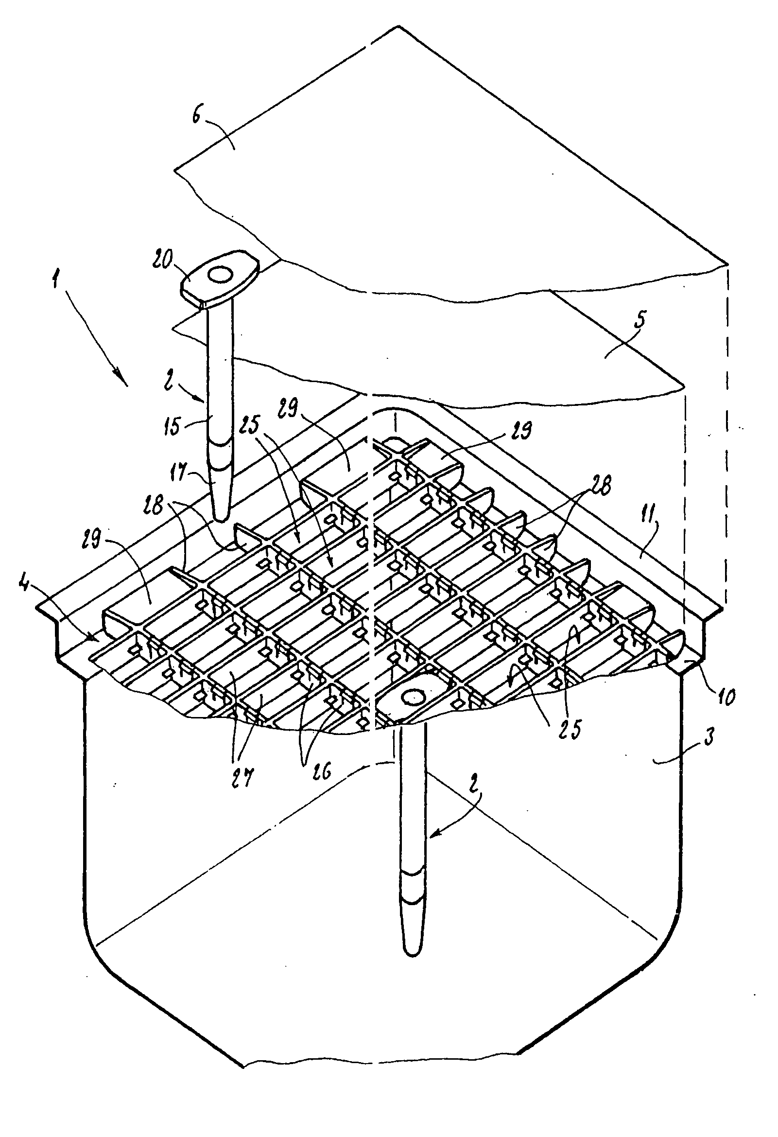 Plate for holding a group of syringe body objects