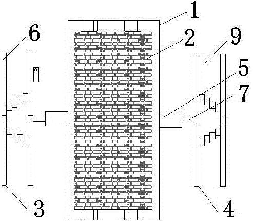 Field bus adapter with line collecting devices
