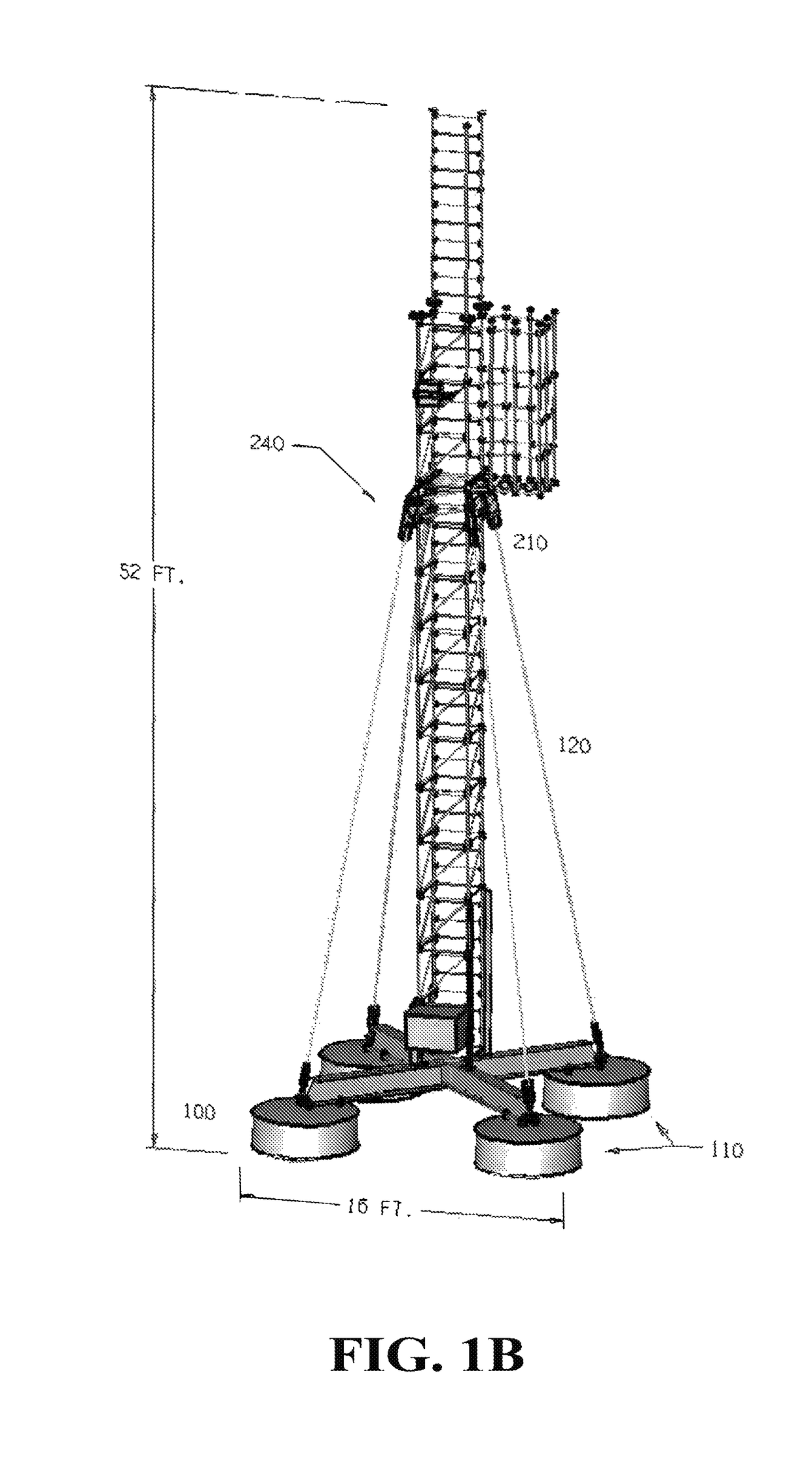 Systems and methods for self-standing, self-supporting, rapid-deployment, movable communications towers