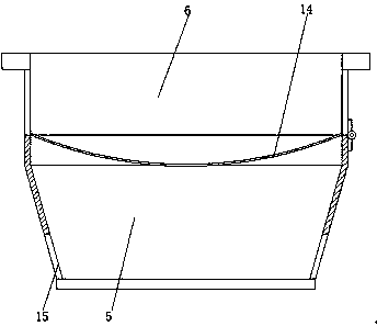 Grain conveying mechanism for reserve warehouse