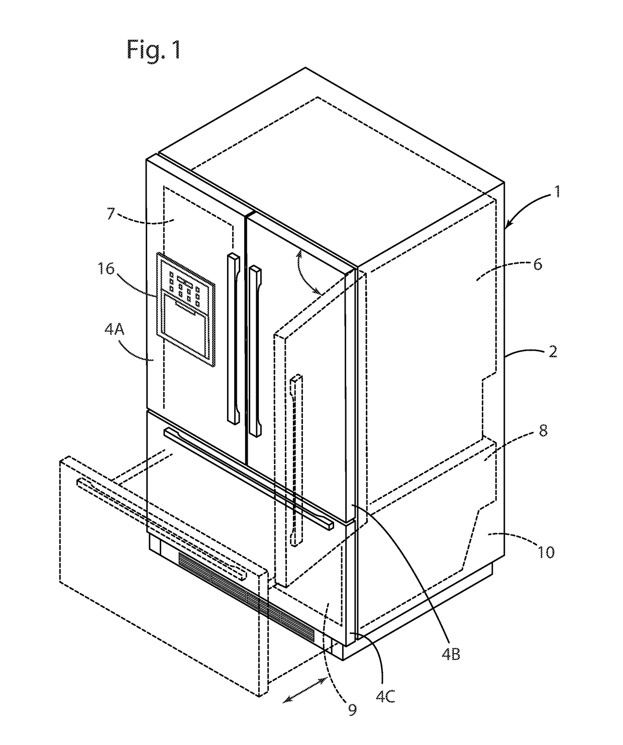 Multi-layer gas barrier materials for vacuum insulated structure