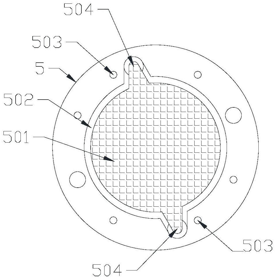 Beta particle beam measuring device