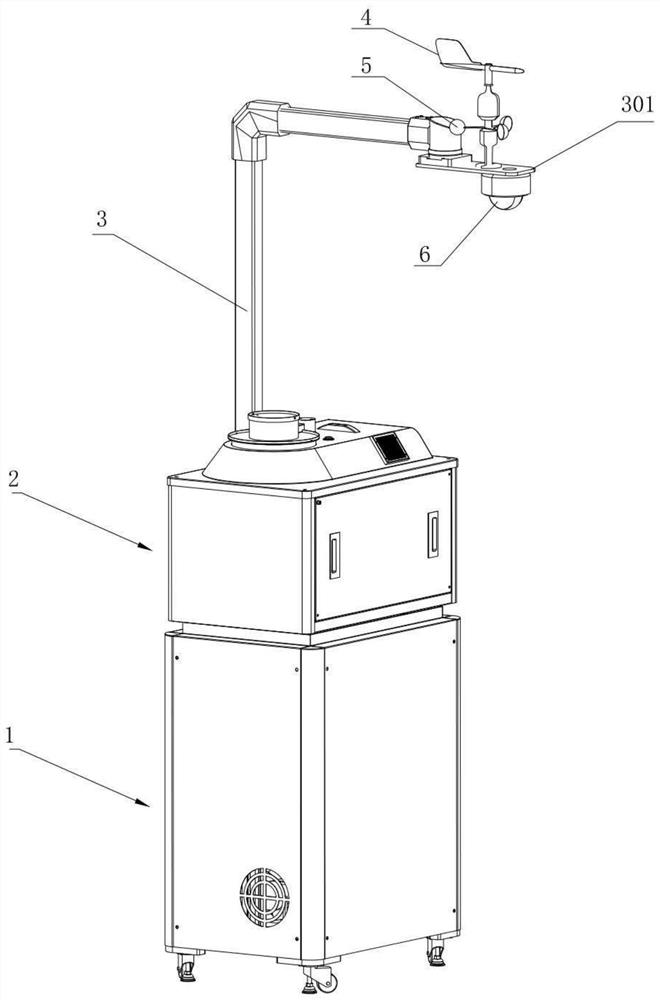 Dust fall measuring instrument and measuring method thereof