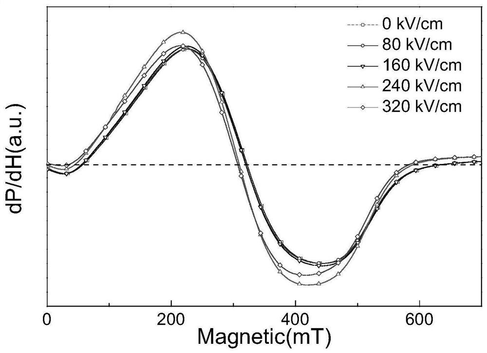 A method for preparing inorganic-organic flexible composite materials with magnetoelectric coupling properties