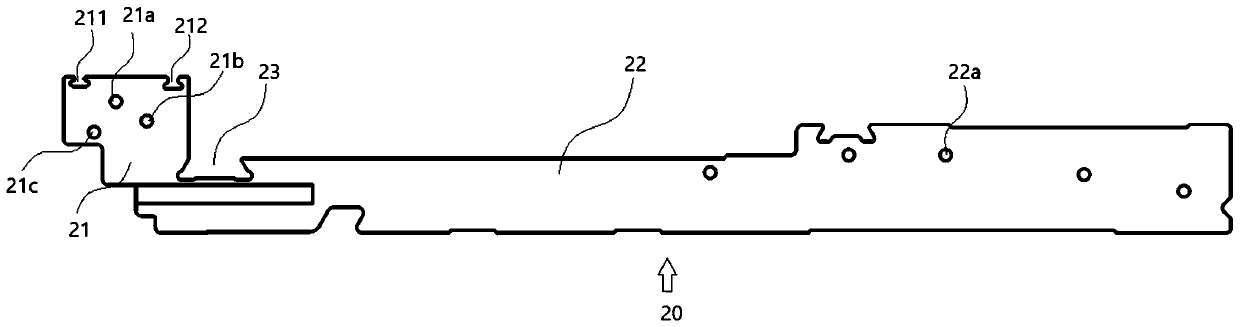 Sinker mounting structure with large-stroke swing effect for computerized flat knitting machine