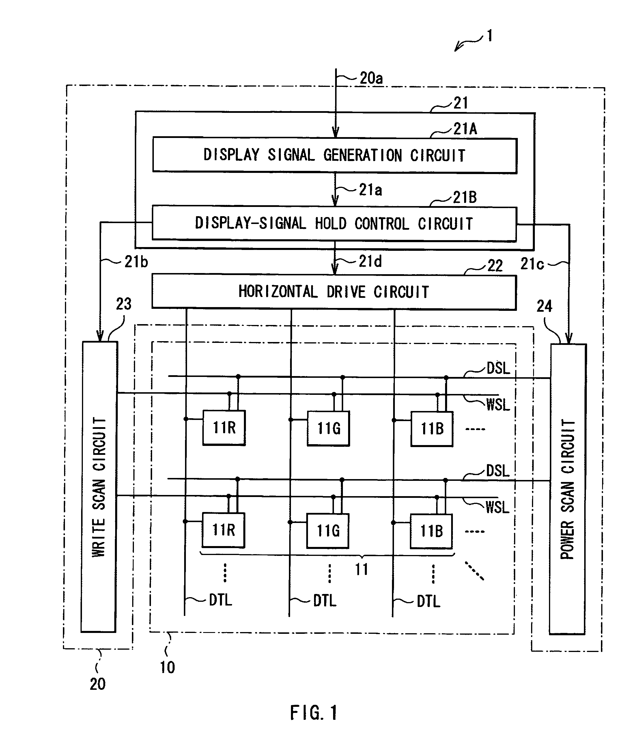 Display device, electronic device, and method of driving display device