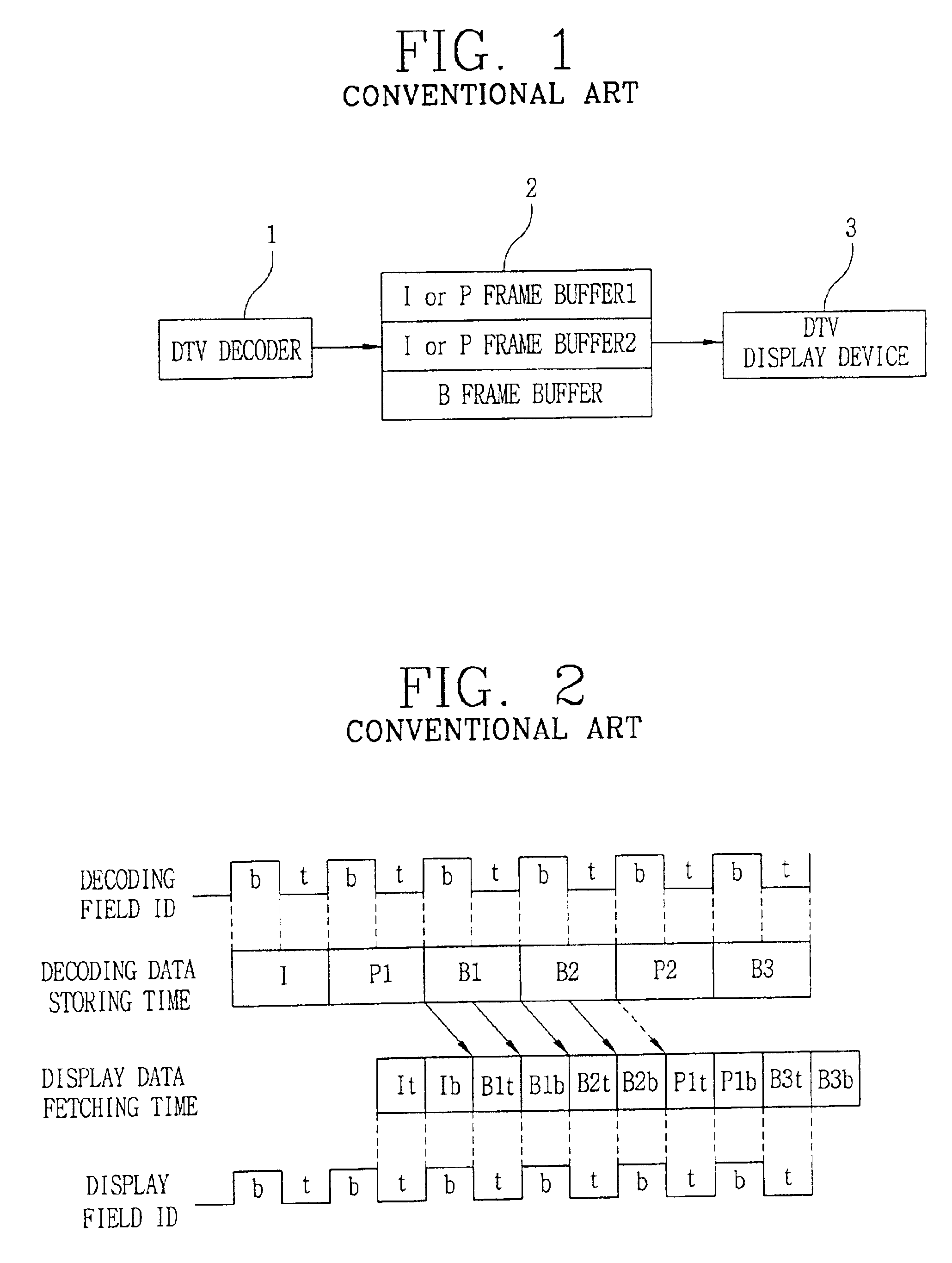 Method for decoding and displaying digital broadcasting signals