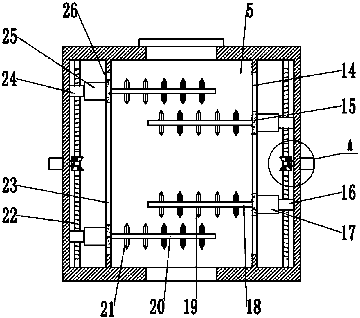 Energy-saving and environment-friendly plastic residual film recovery machine