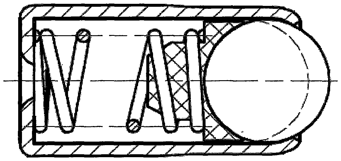 Automobile screw-in shift limiter and method for manufacturing the push rod of the shift limiter