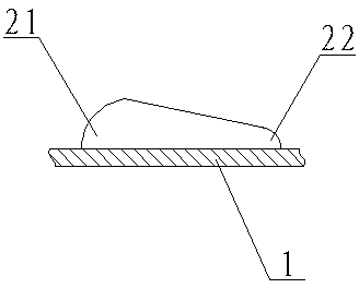 Inward convex spoiling tube and manufacture method thereof