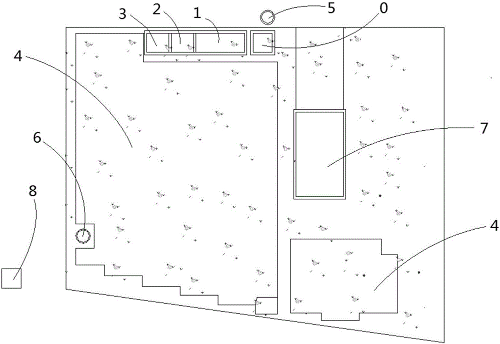 Sewage treatment system and sewage treatment underground structure