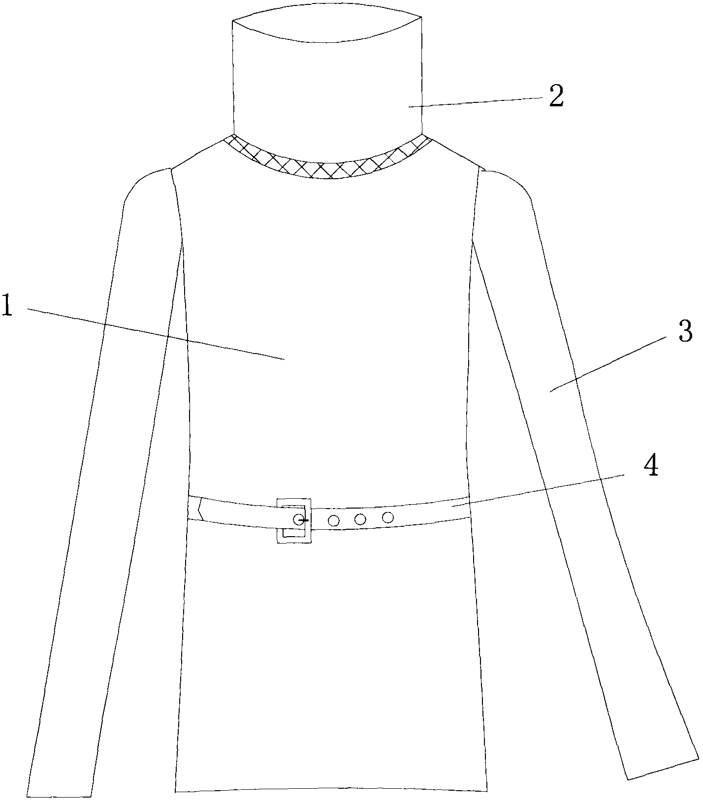 Water absorbing and guiding garment with shape memory function