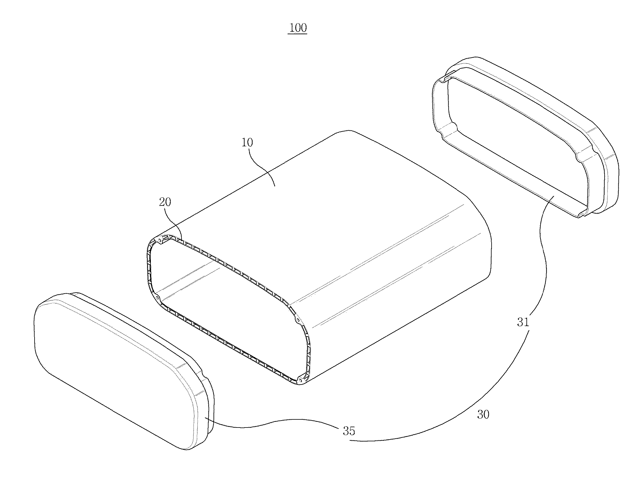 Antenna case of air-hole structure