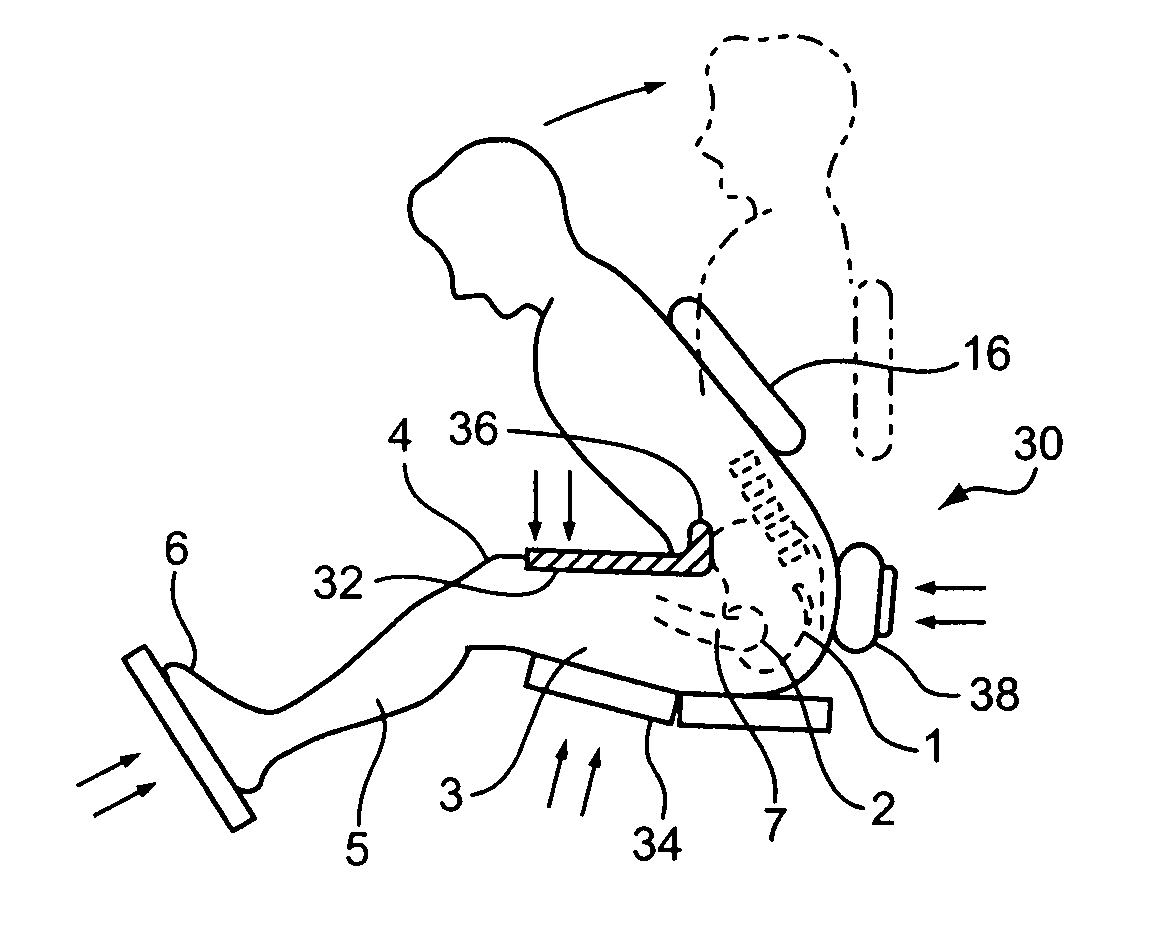 Waist strengthening and rehabilitating apparatus and load controller therefor