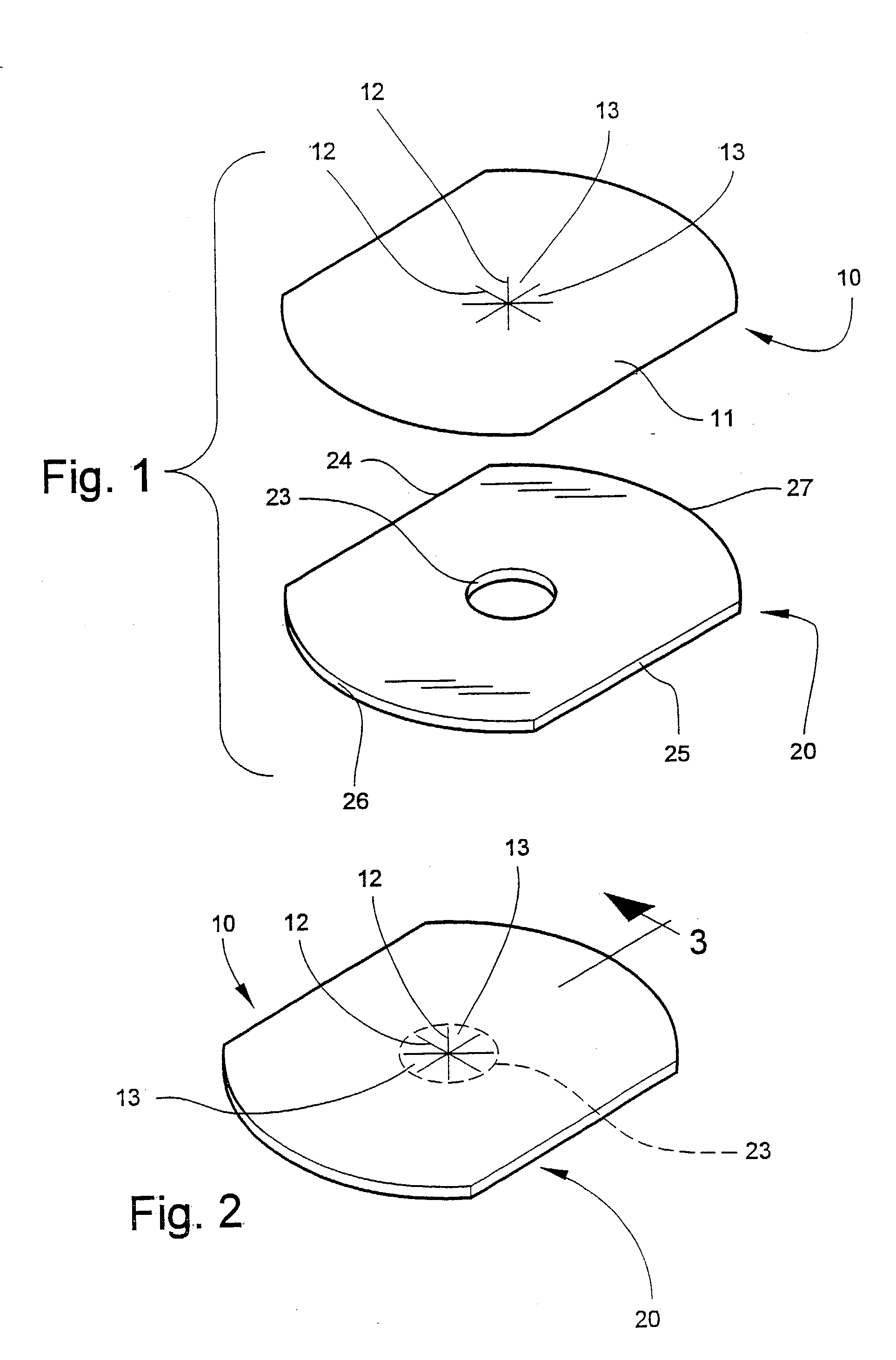 Optical disk label and method