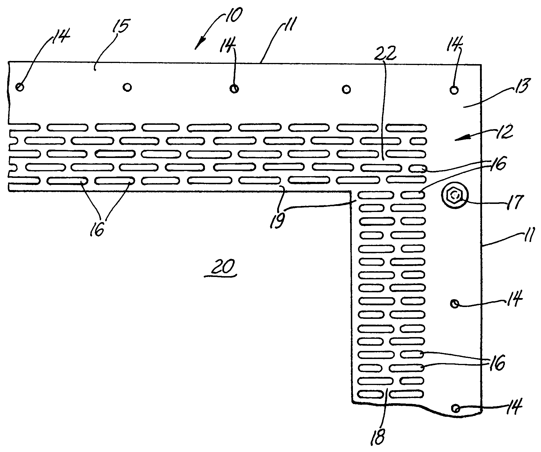 Edge reinforced brittle armor system