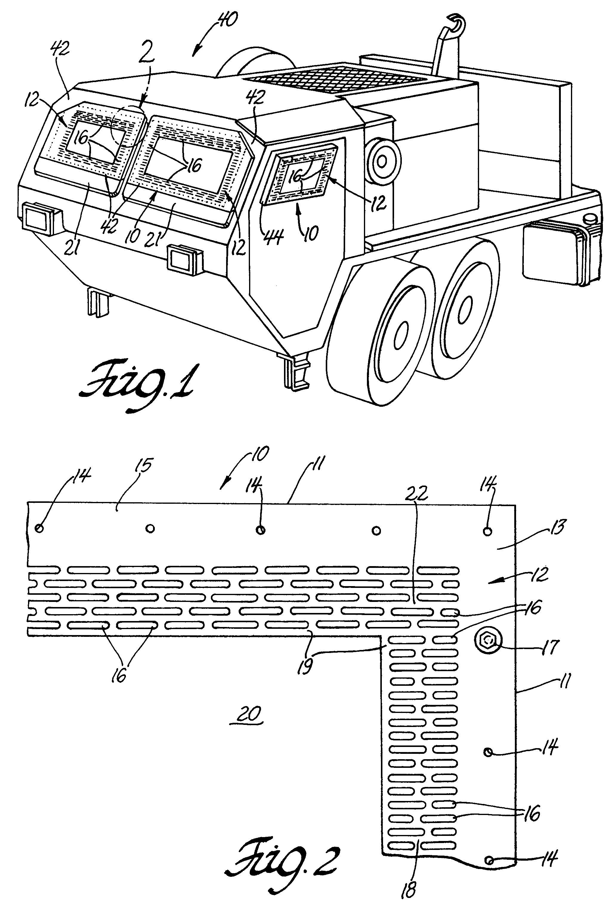 Edge reinforced brittle armor system