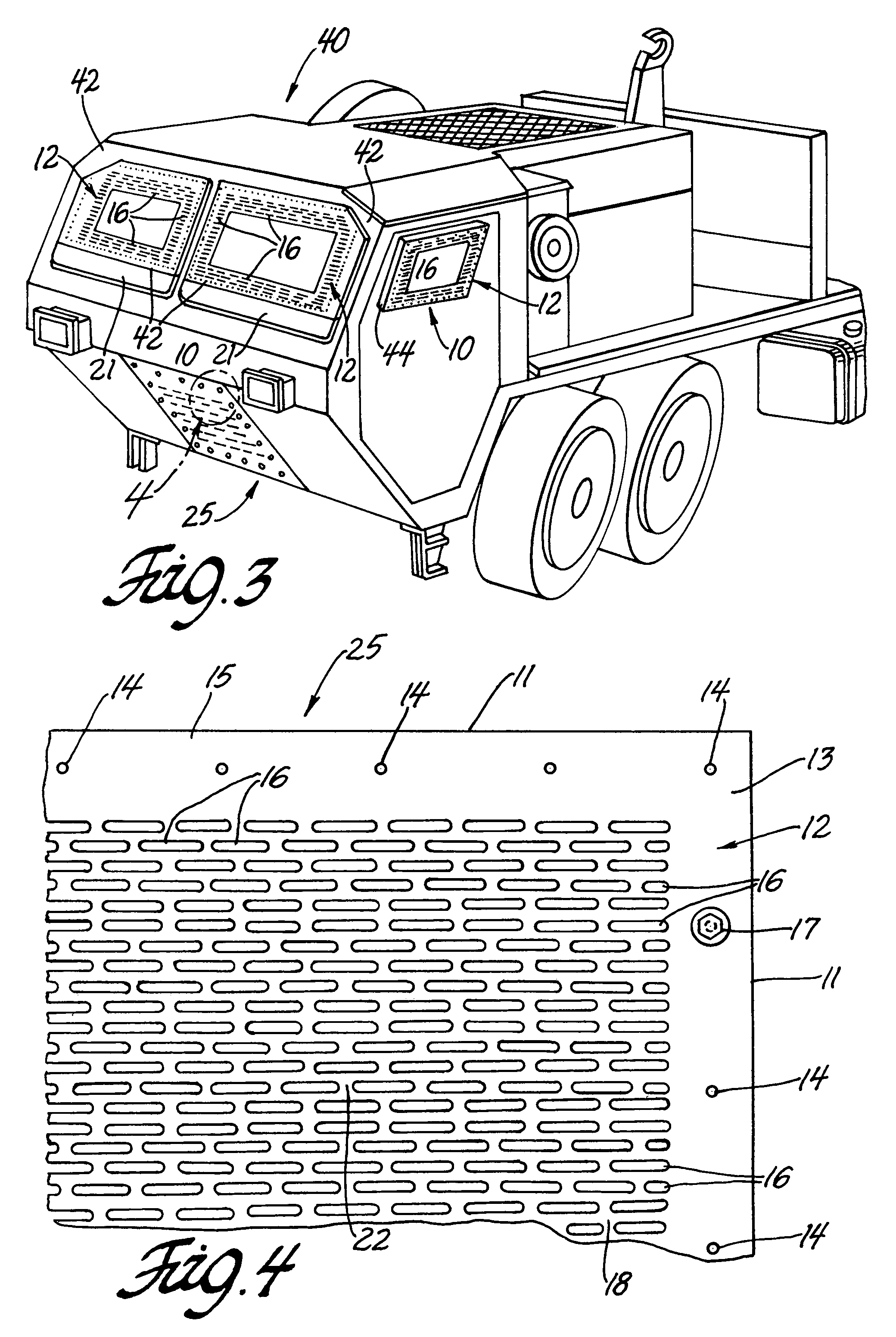 Edge reinforced brittle armor system