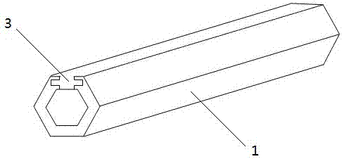 Novel detachable seven-hole honeycomb pipe