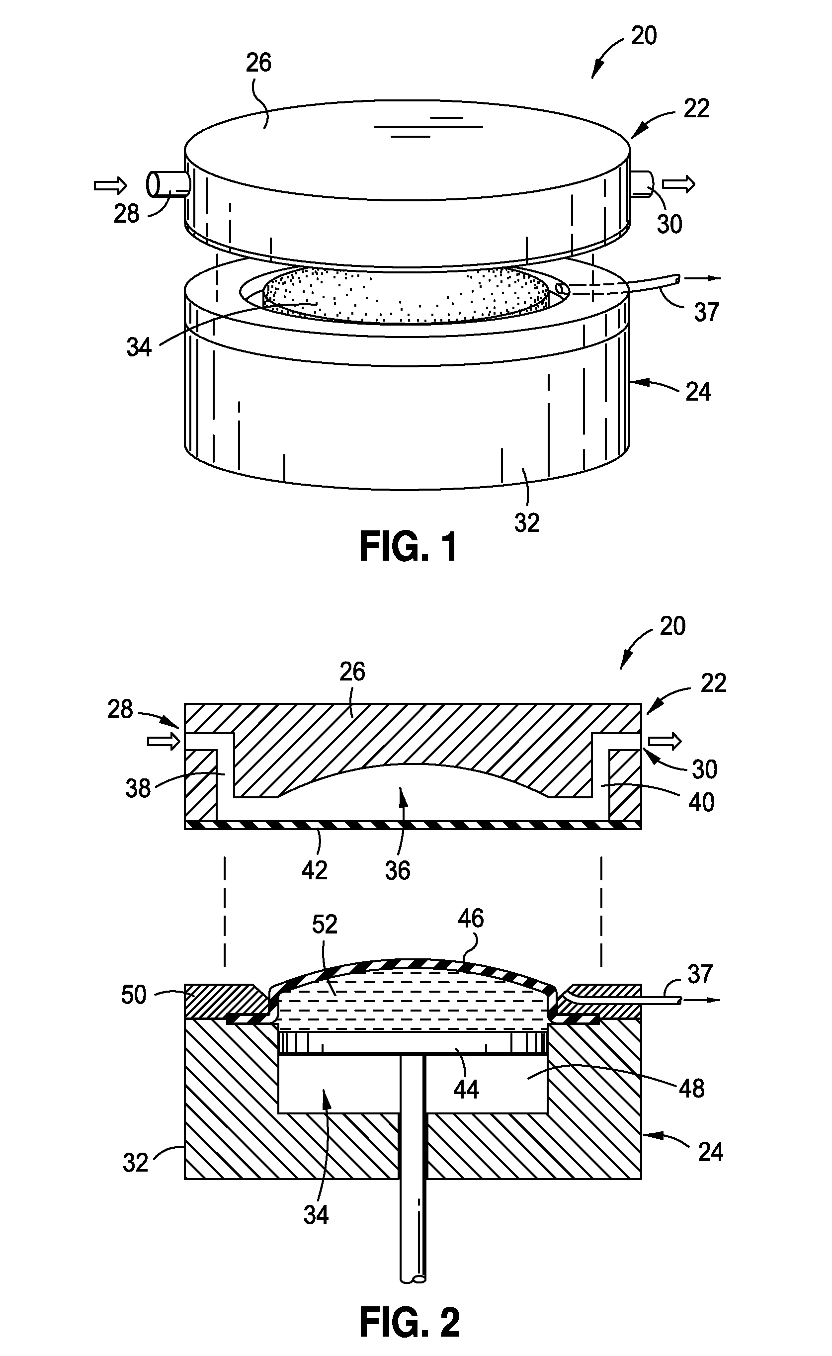 Fluid pump with disposable component
