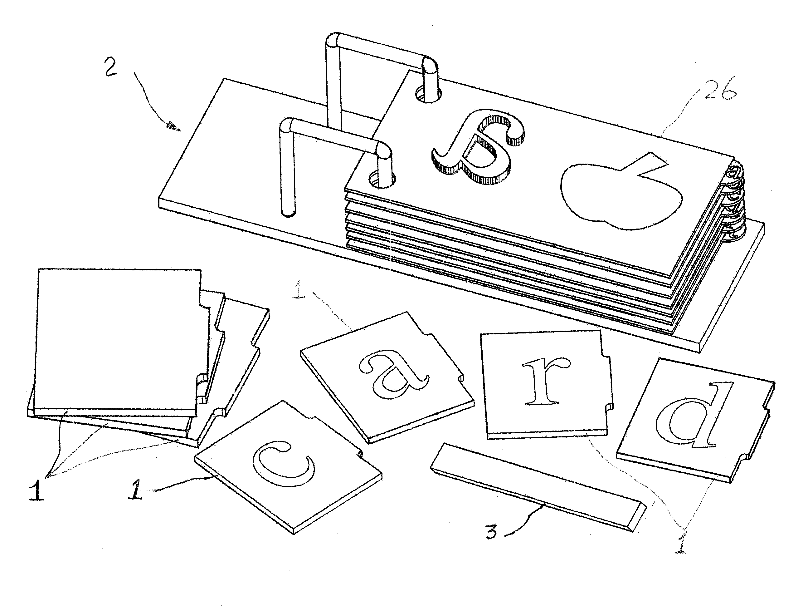 Magnetically erasable writable educational flash card and method for making the same