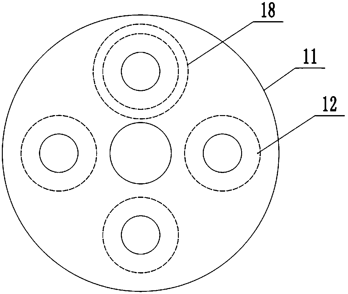 Circular part punching and conveying device