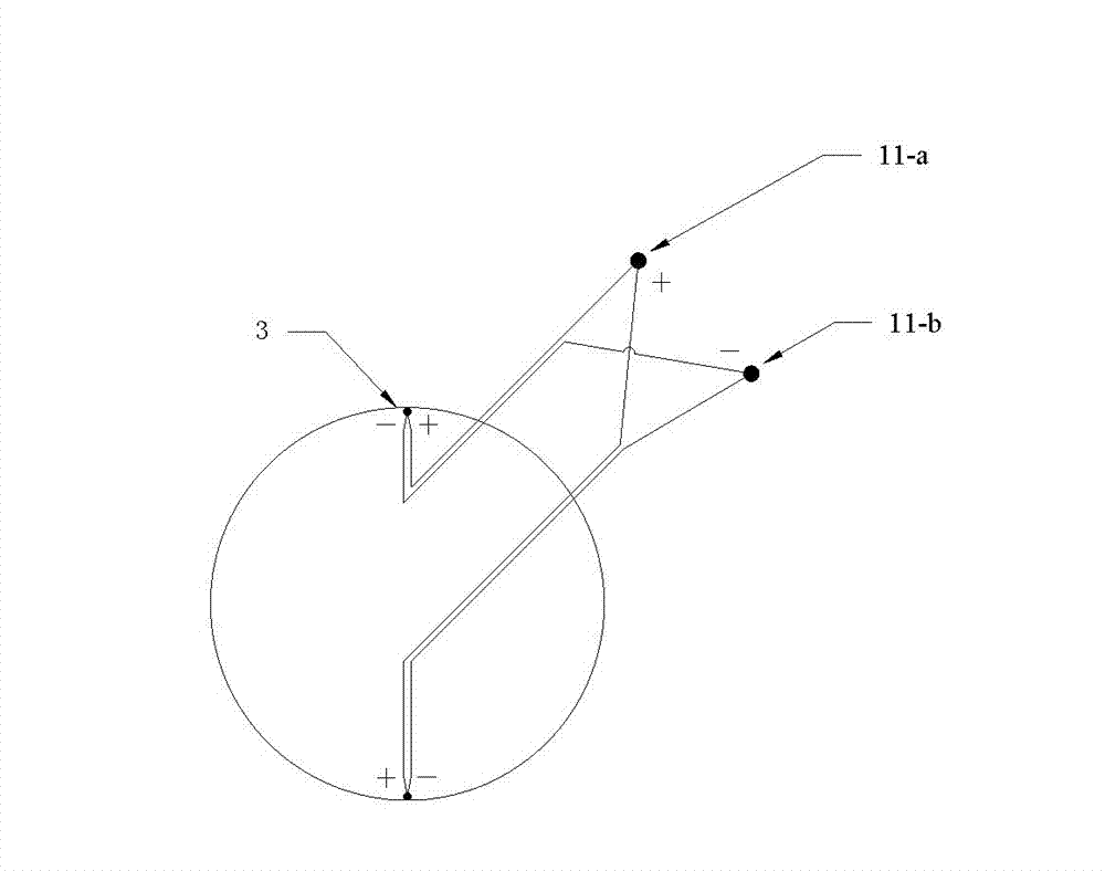 Heat flux density measurement device and method