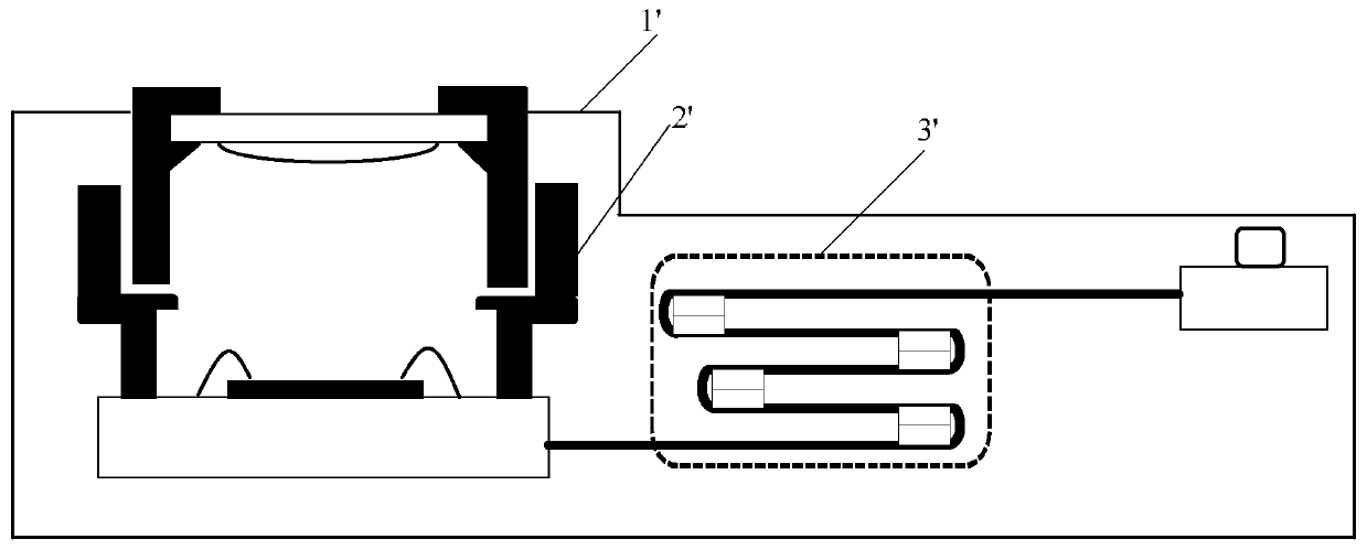 Camera module structure and electronic equipment