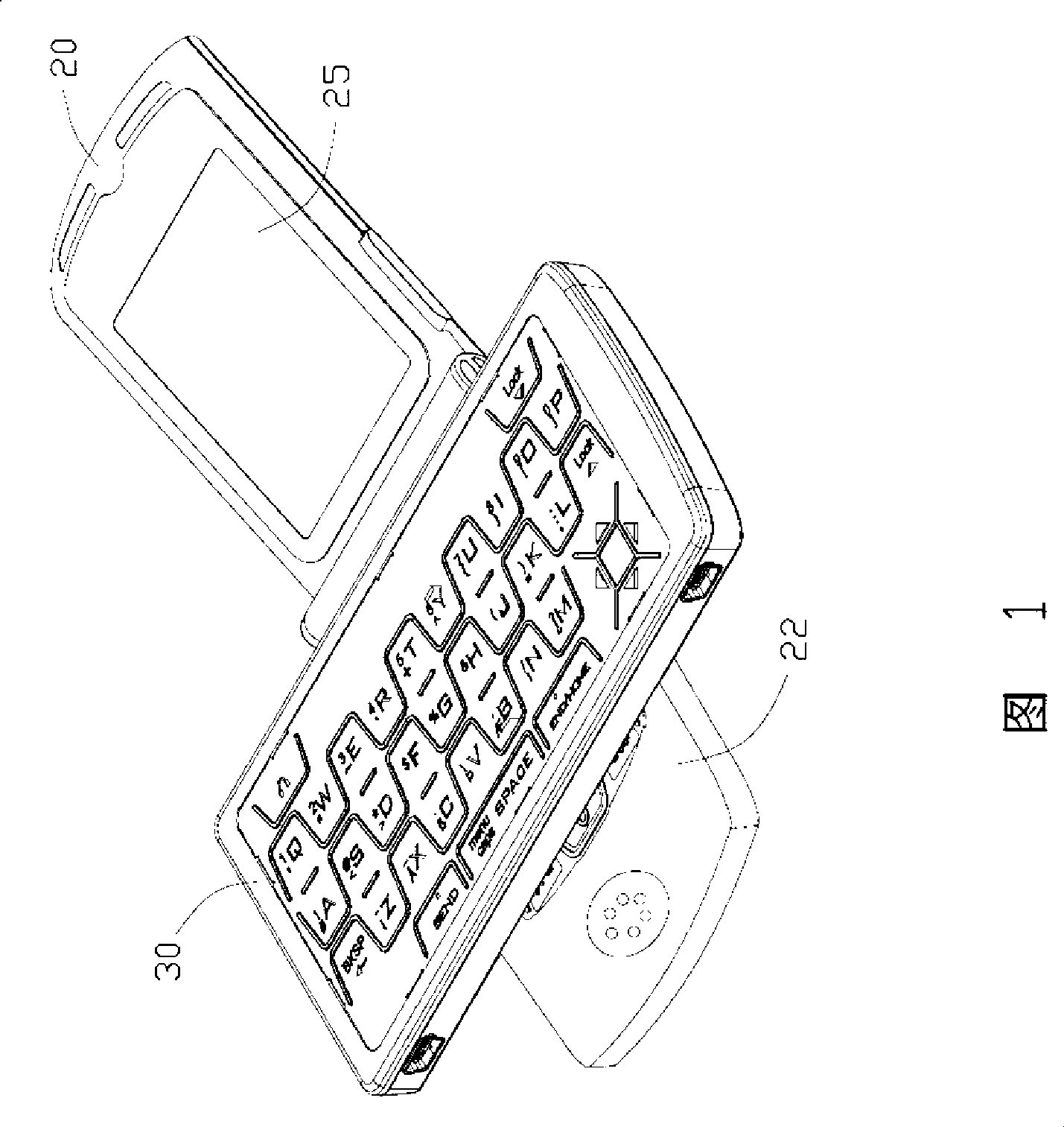 Positioning device and external connection type keyboard with the same