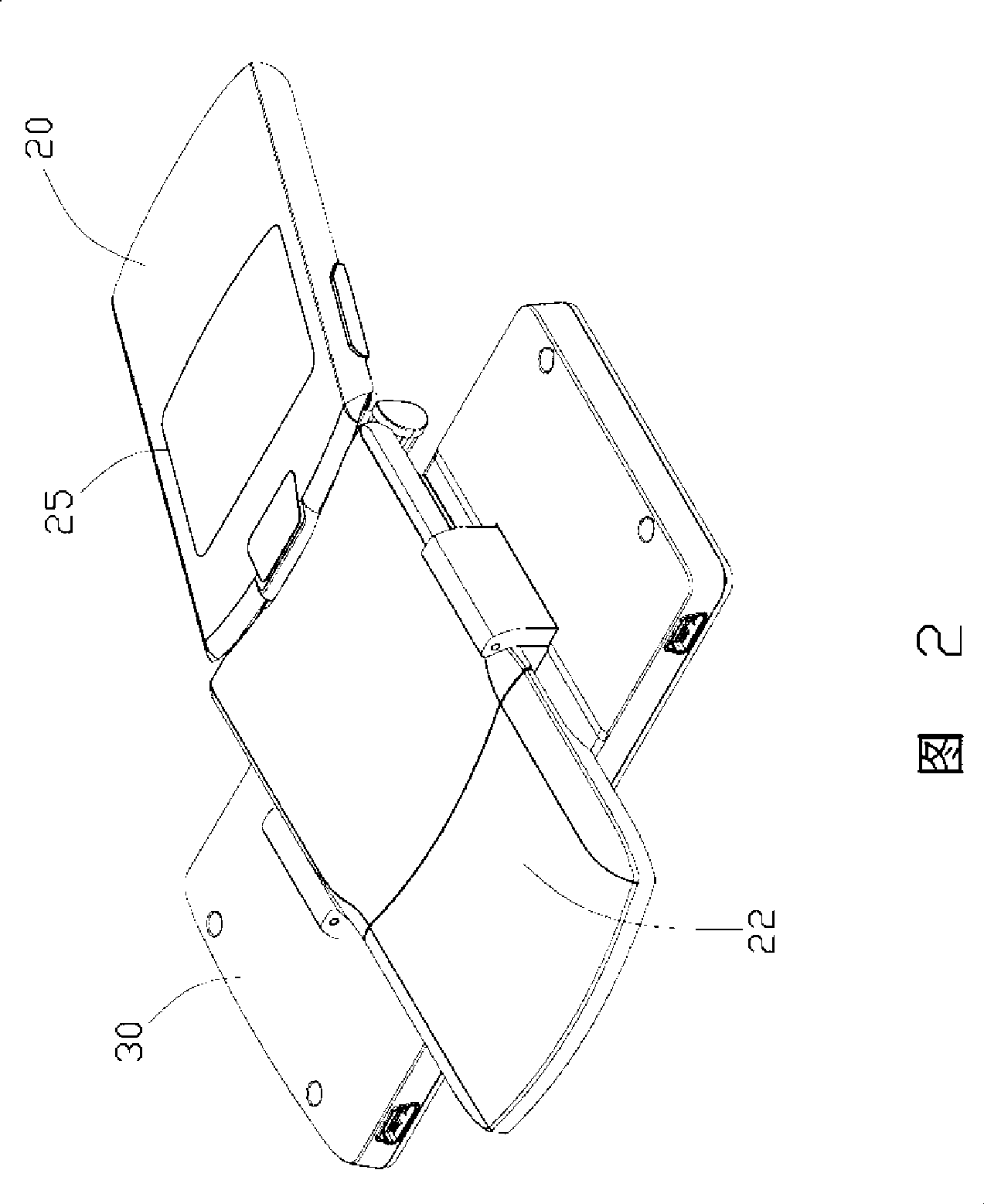 Positioning device and external connection type keyboard with the same