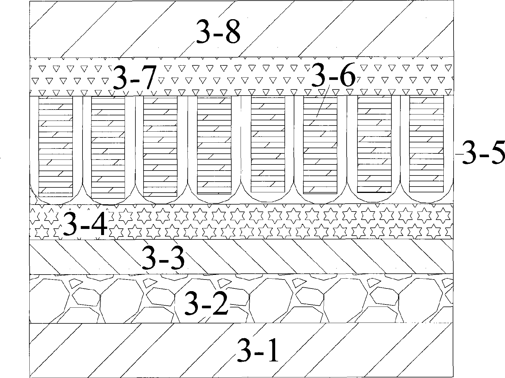 Flexible dye-sensitized solar battery with stainless steel as substrate and preparation method thereof
