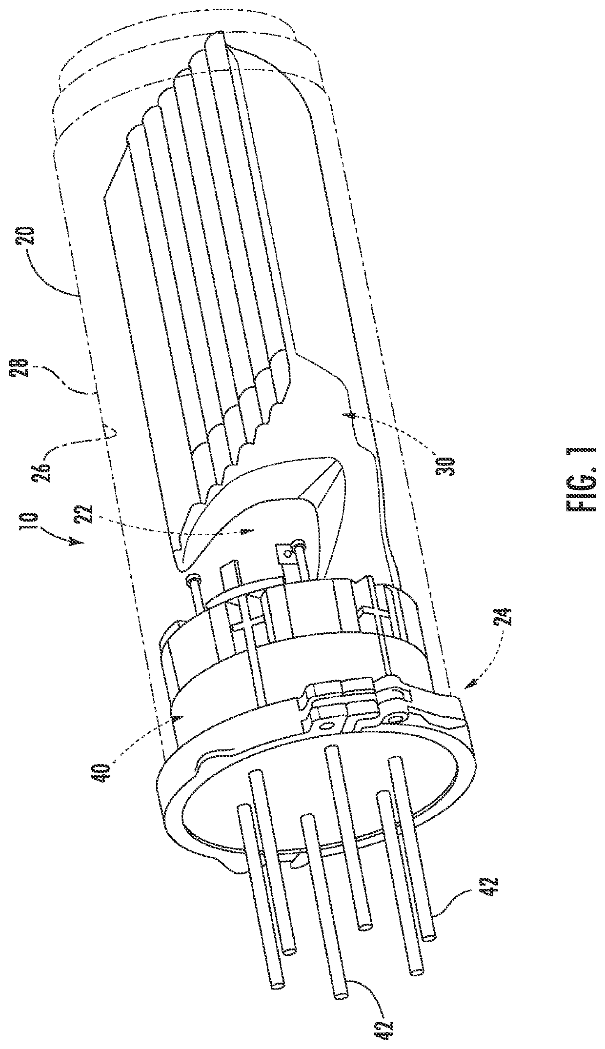 Butt closures and organizer assemblies therefor