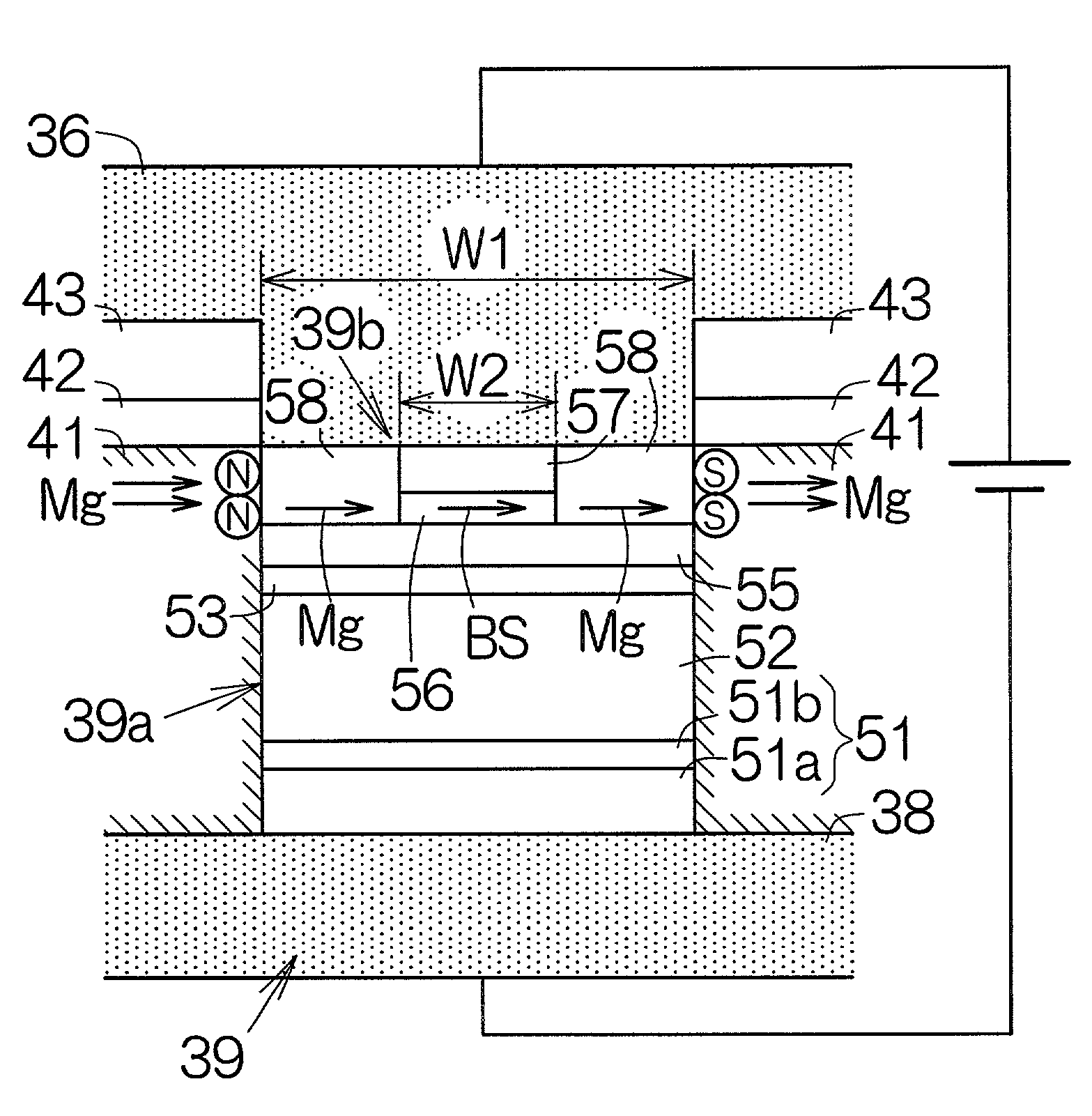 Current-perpendicular-to-the-plane structure magnetoresistive element and method of making same