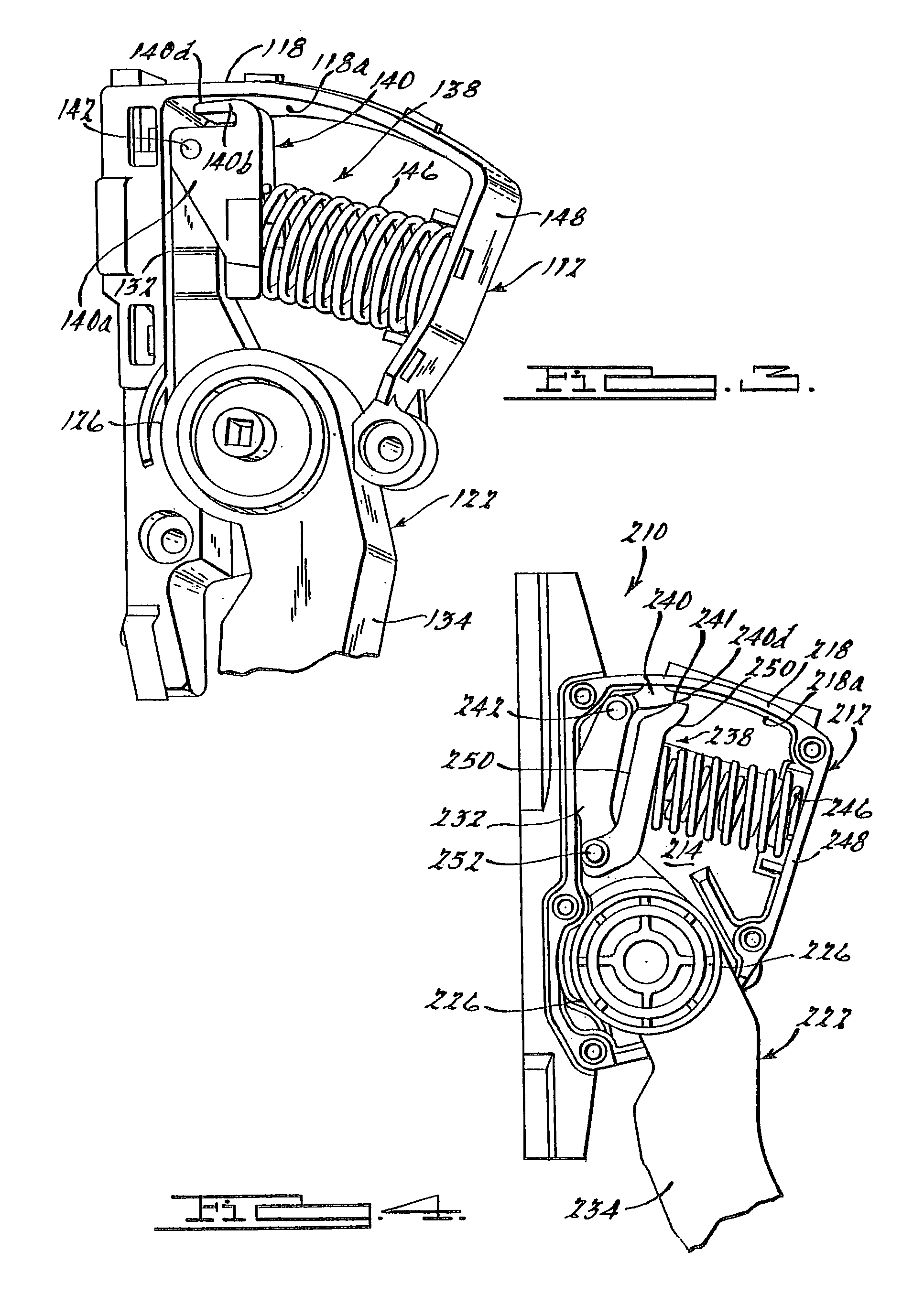 Electronic throttle control with hysteresis device