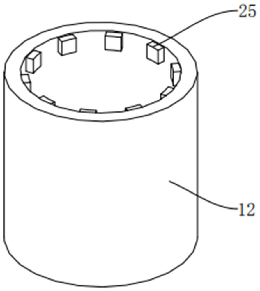 Wind-resistant column structure of large-span maintenance hangar