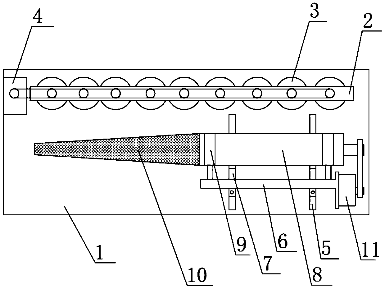 Method for producing hollow bamboo pipe and related equipment