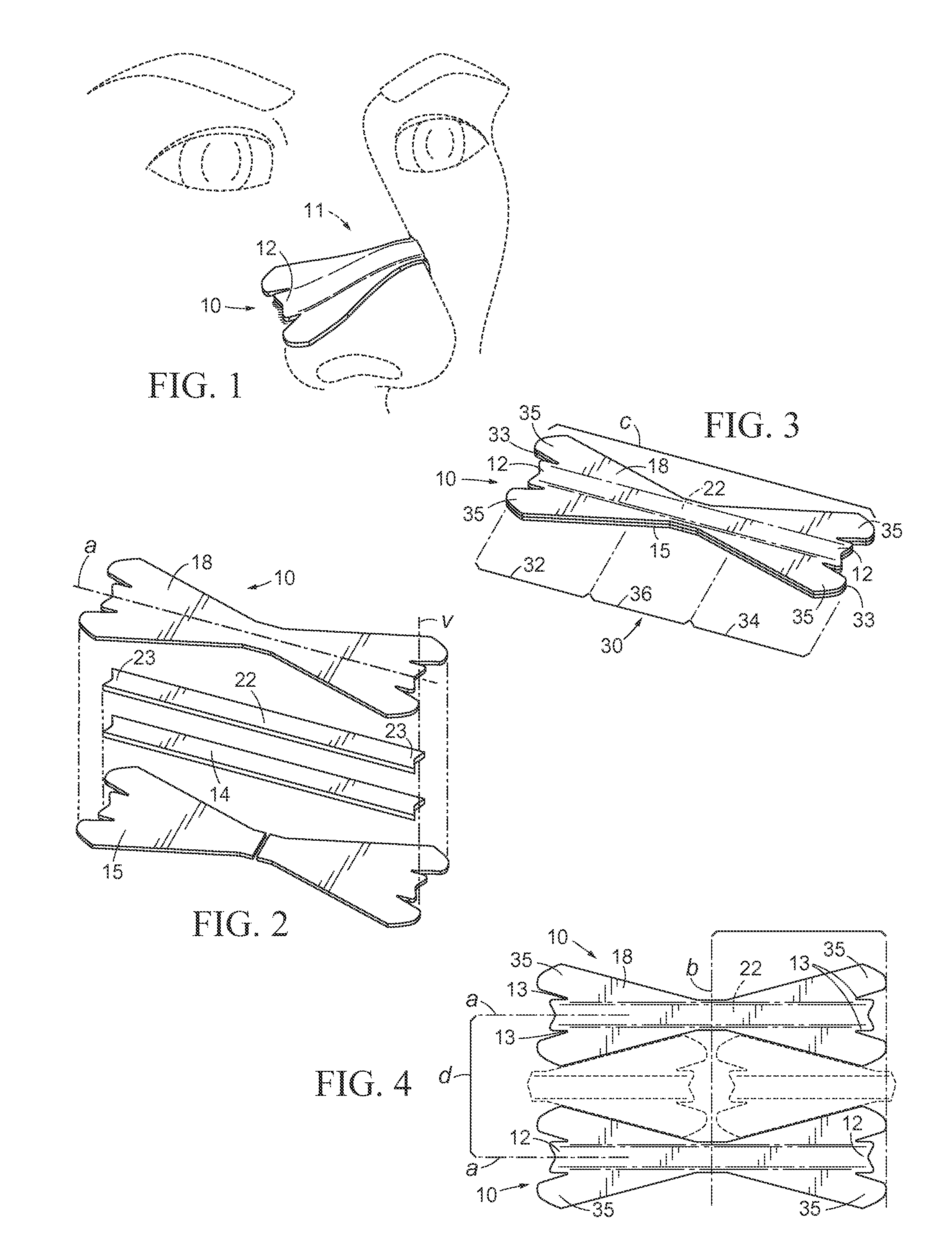 Nasal dilator and methods of fabricating medical devices
