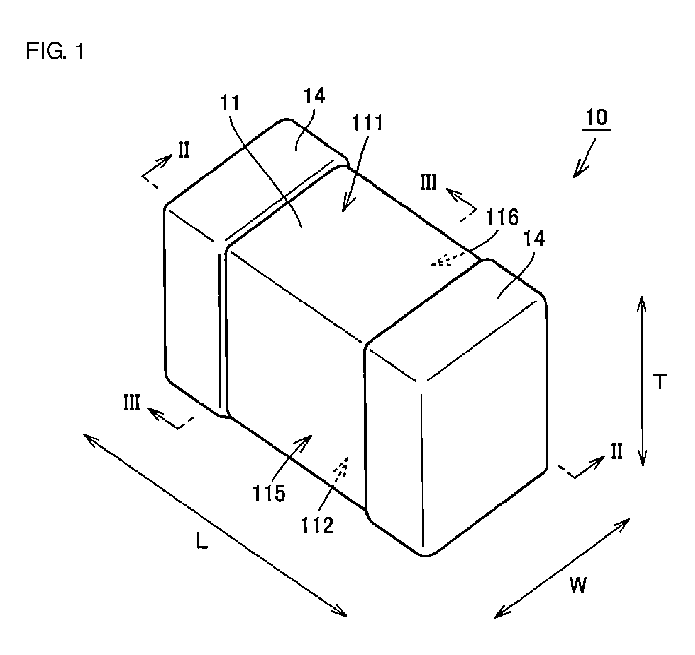 Multilayer ceramic capacitor including first and second outer layer portions and an inner layer portion disposed therebetween