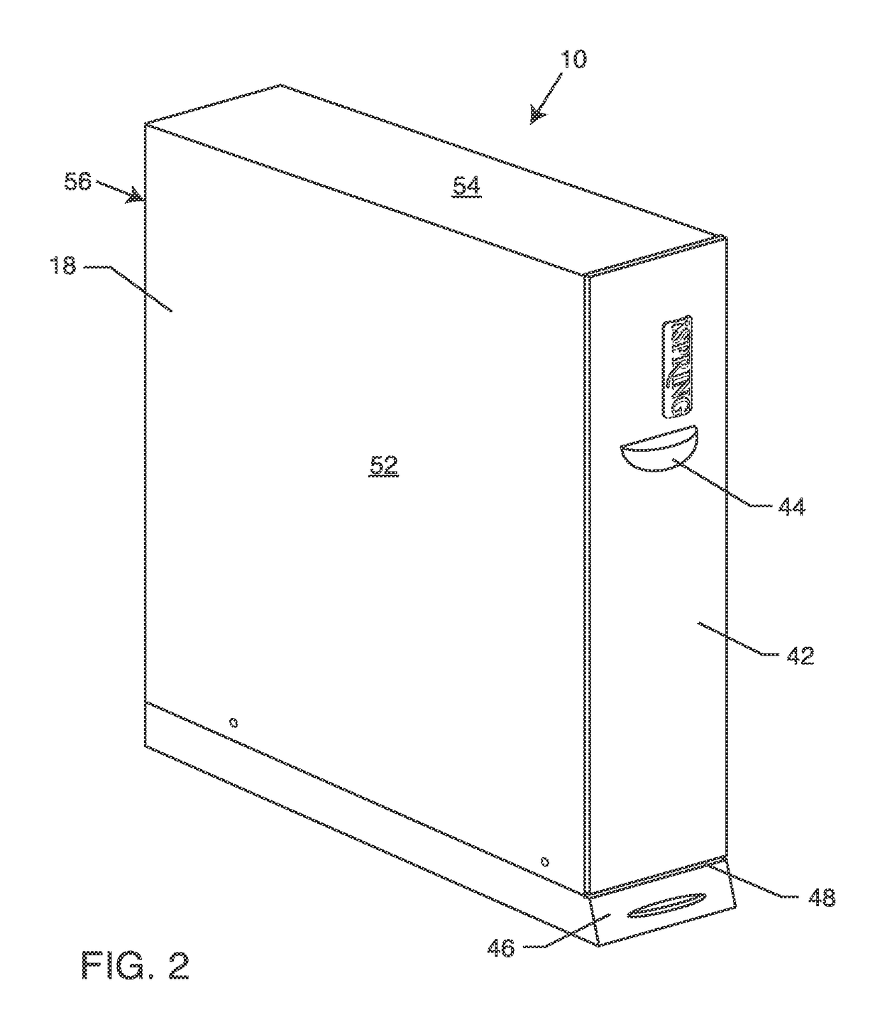 Water purification system with automatic flush flow