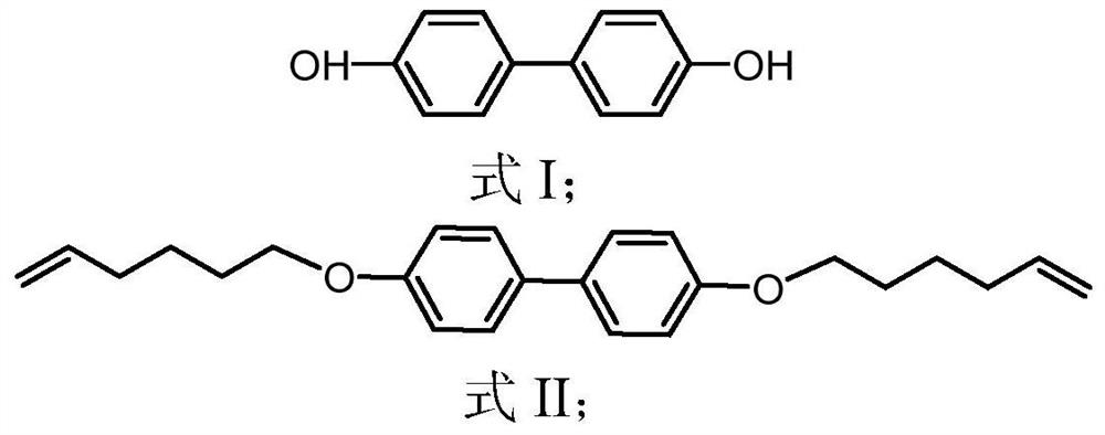 A kind of biphenyl type liquid crystal epoxy resin and its preparation method and application