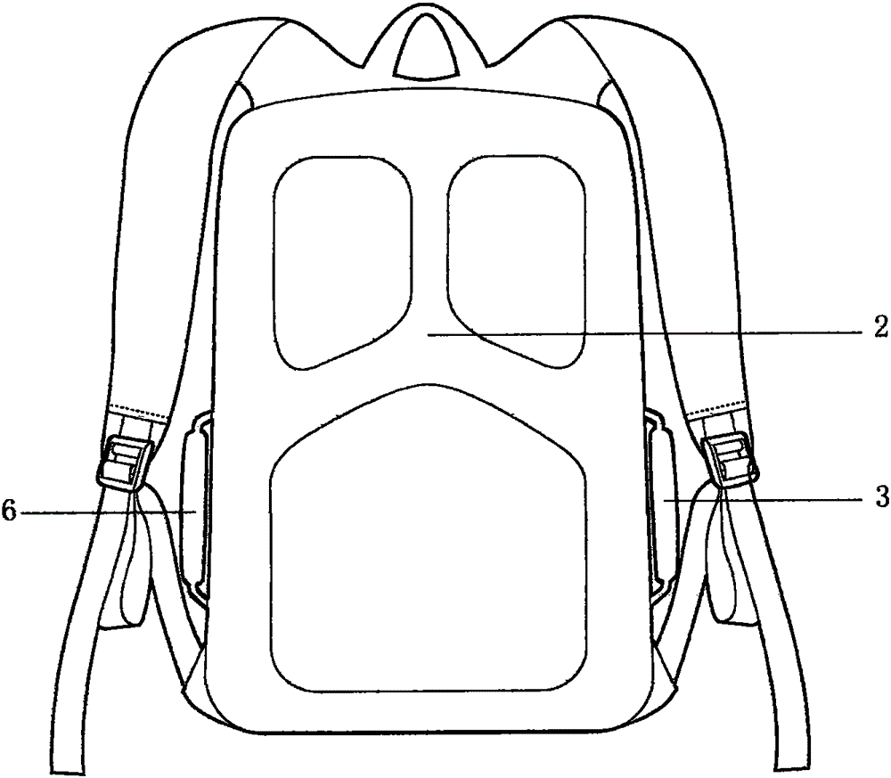 A rapid-wear protection knapsack with a head and neck protection function