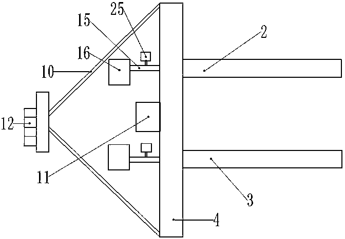 Automatic roll paper cutting device