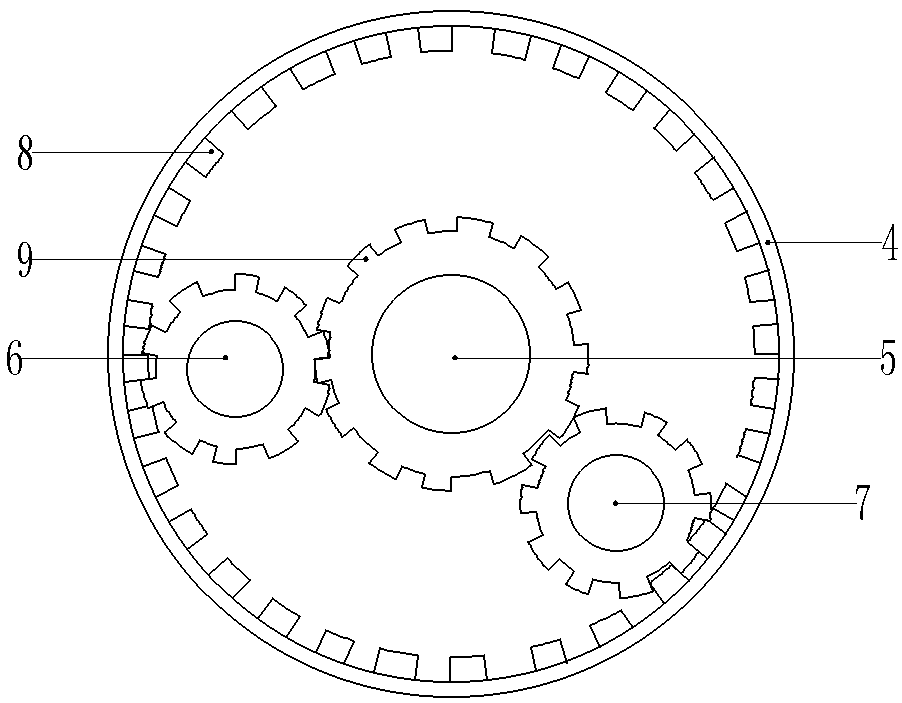 Automatic roll paper cutting device